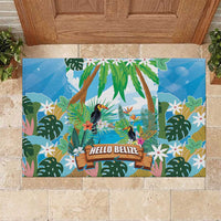 Toucan Belize Rubber Doormat Tropical Vibes