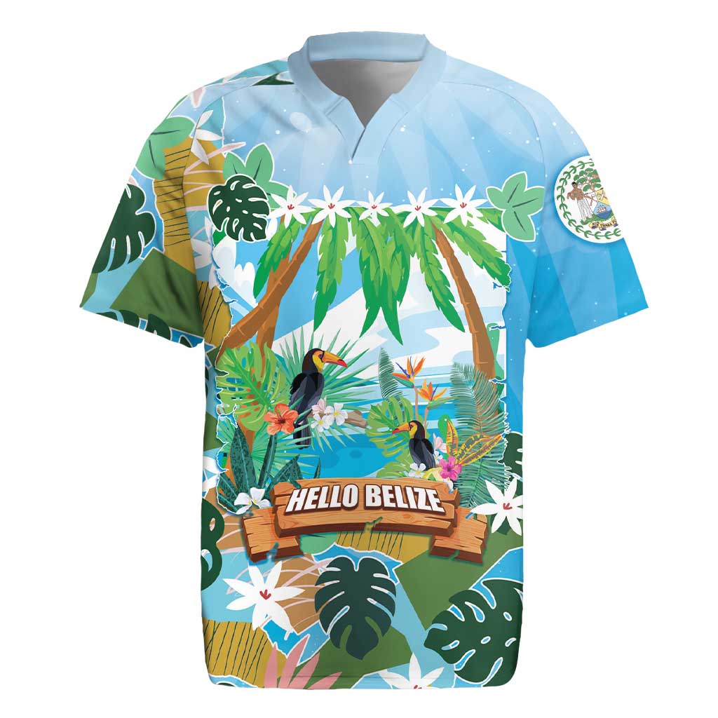 Toucan Belize Rugby Jersey Tropical Vibes DT05