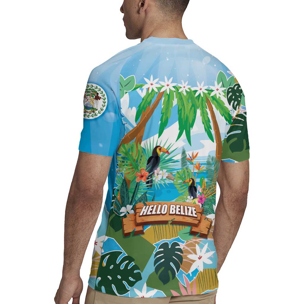 Toucan Belize Rugby Jersey Tropical Vibes DT05