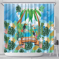 Toucan Belize Shower Curtain Tropical Vibes