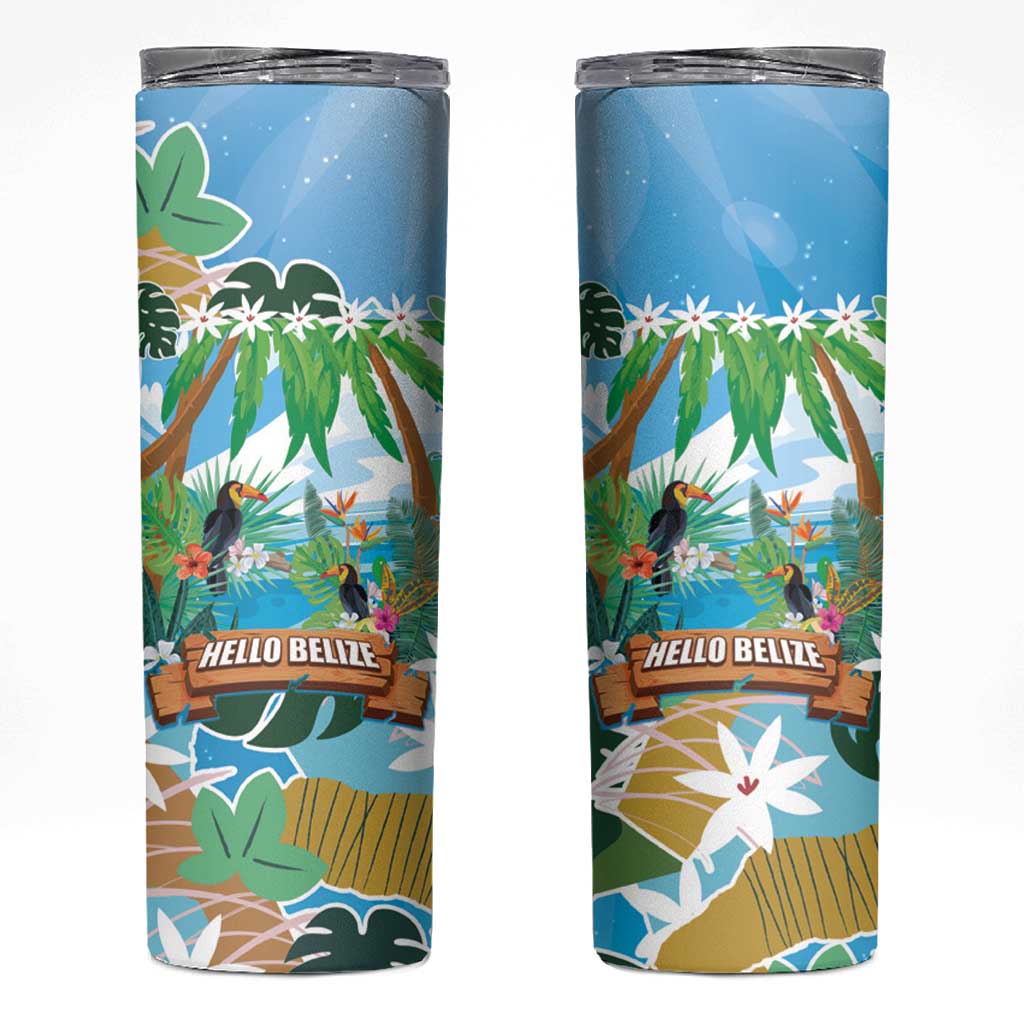 Toucan Belize Skinny Tumbler Tropical Vibes