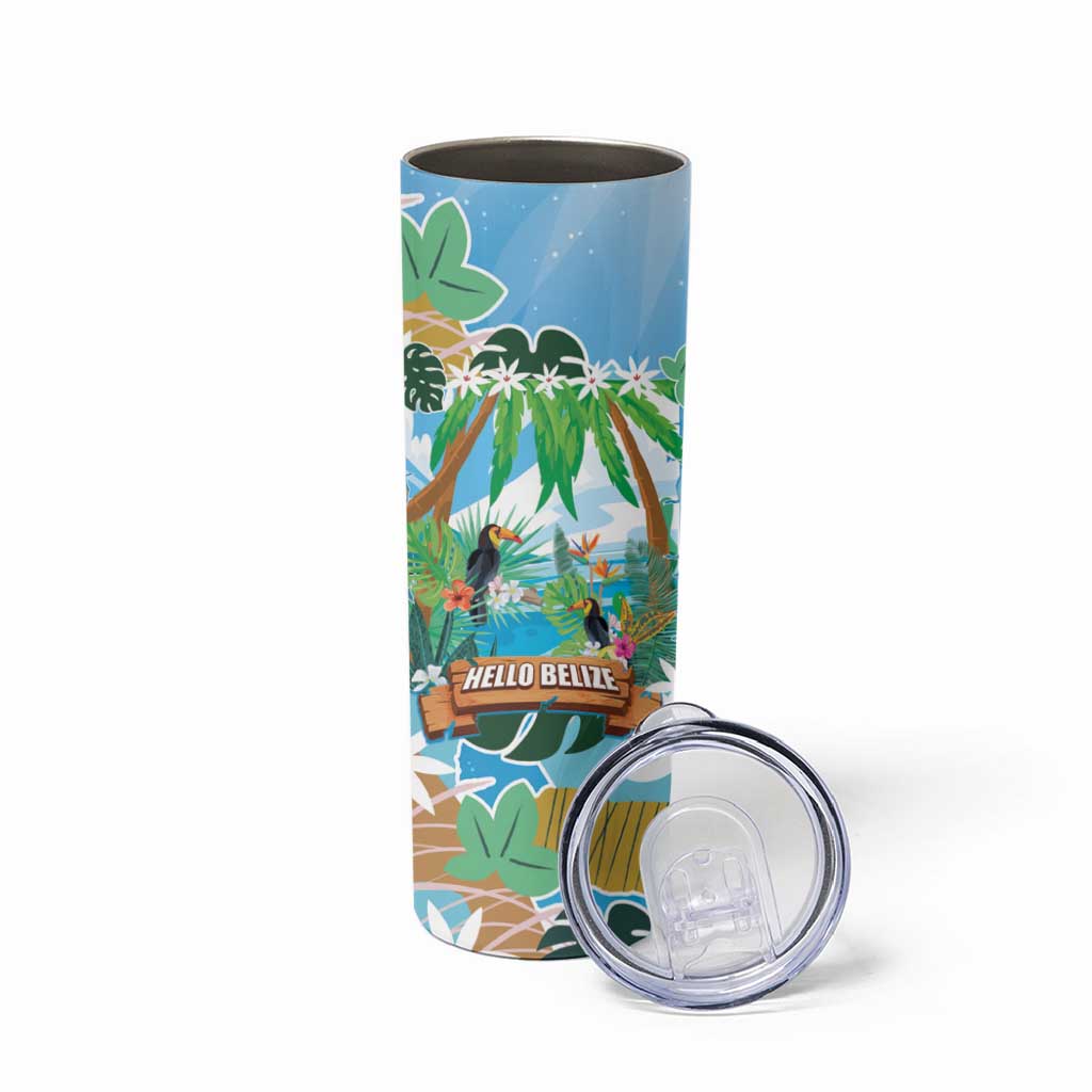 Toucan Belize Skinny Tumbler Tropical Vibes