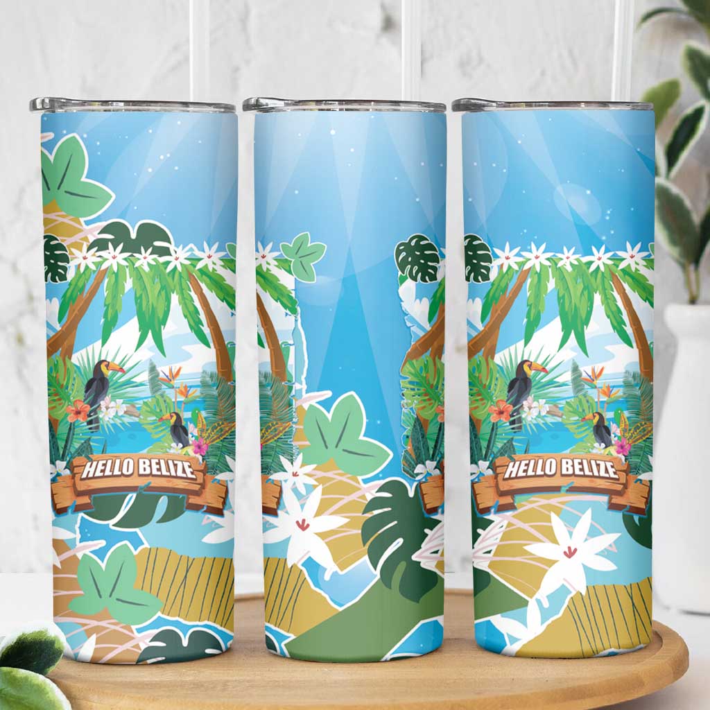 Toucan Belize Skinny Tumbler Tropical Vibes