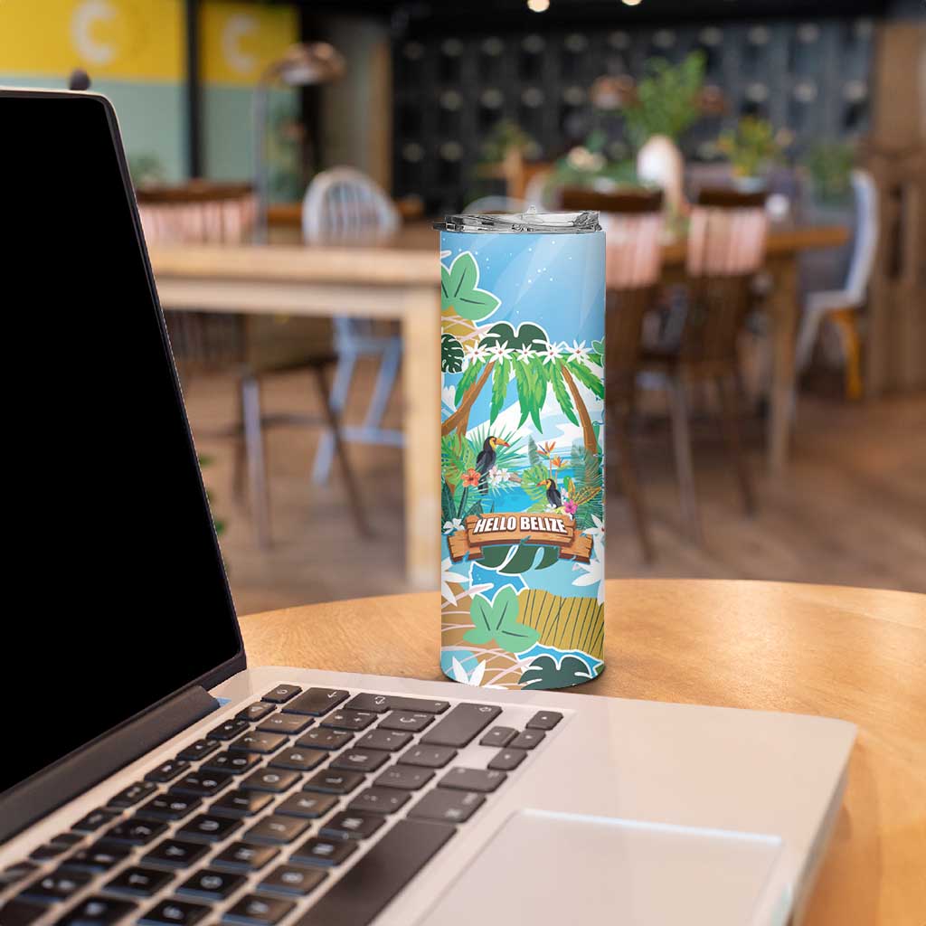 Toucan Belize Skinny Tumbler Tropical Vibes