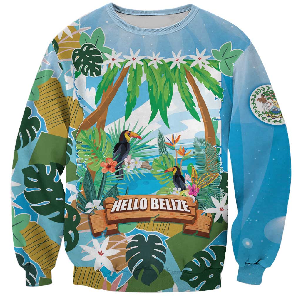 Toucan Belize Sweatshirt Tropical Vibes DT05
