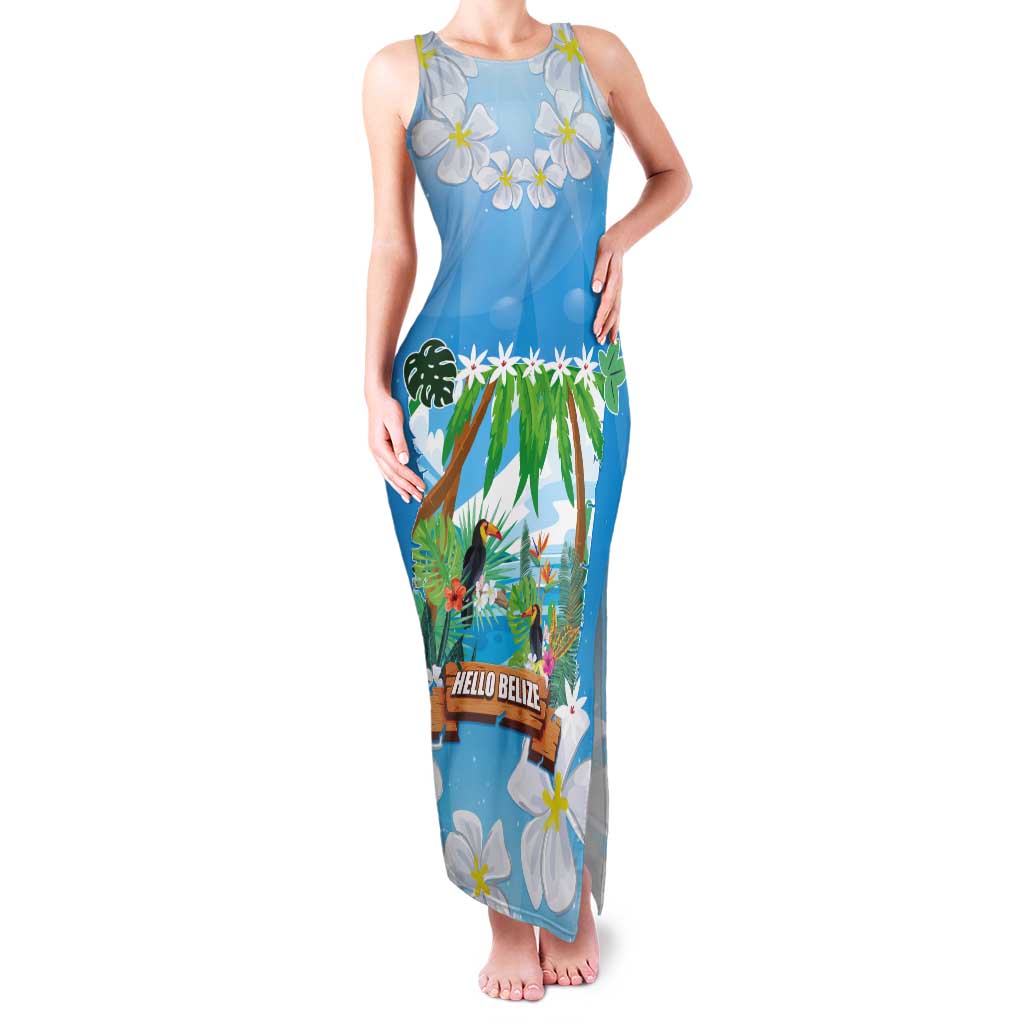 Toucan Belize Tank Maxi Dress Tropical Vibes DT05