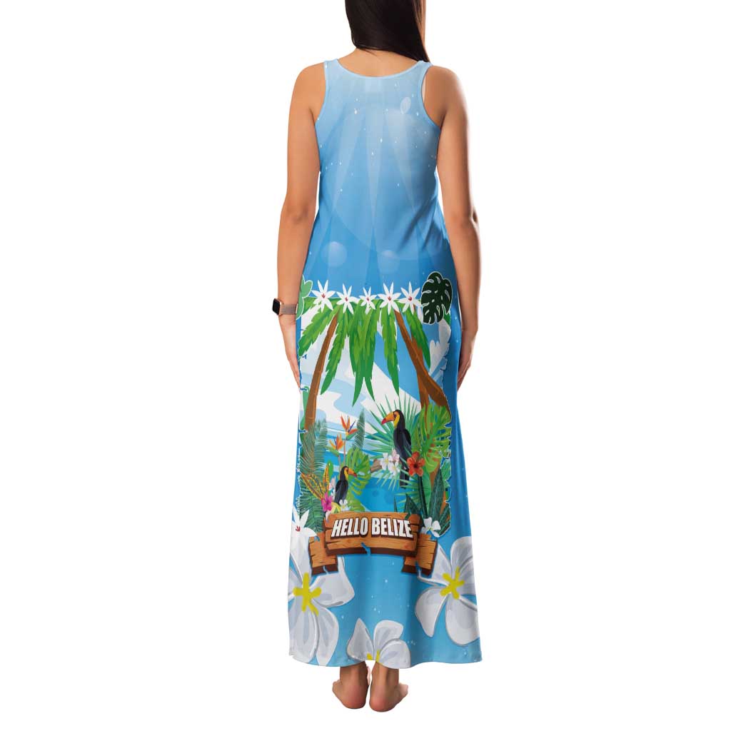 Toucan Belize Tank Maxi Dress Tropical Vibes DT05