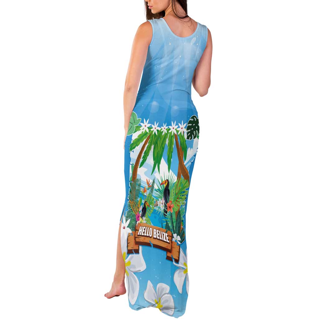 Toucan Belize Tank Maxi Dress Tropical Vibes DT05