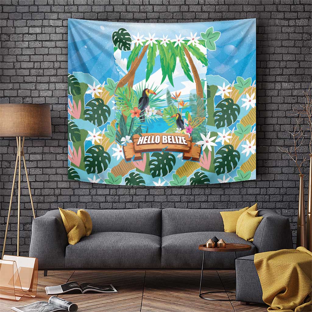 Toucan Belize Tapestry Tropical Vibes