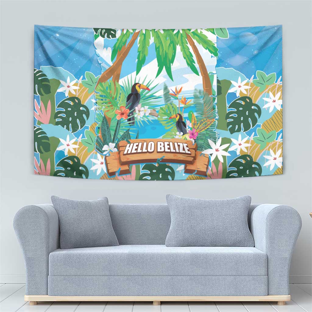 Toucan Belize Tapestry Tropical Vibes