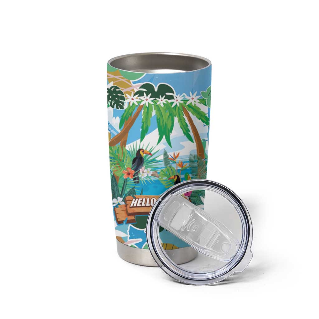 Toucan Belize Tumbler Cup Tropical Vibes