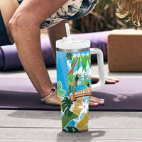 Toucan Belize Tumbler With Handle Tropical Vibes