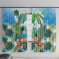 Toucan Belize Window Curtain Tropical Vibes