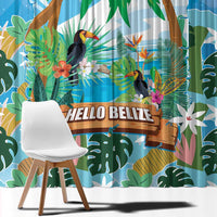 Toucan Belize Window Curtain Tropical Vibes