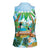 Toucan Belize Women Sleeveless Polo Shirt Tropical Vibes DT05