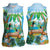 Toucan Belize Women Sleeveless Polo Shirt Tropical Vibes DT05