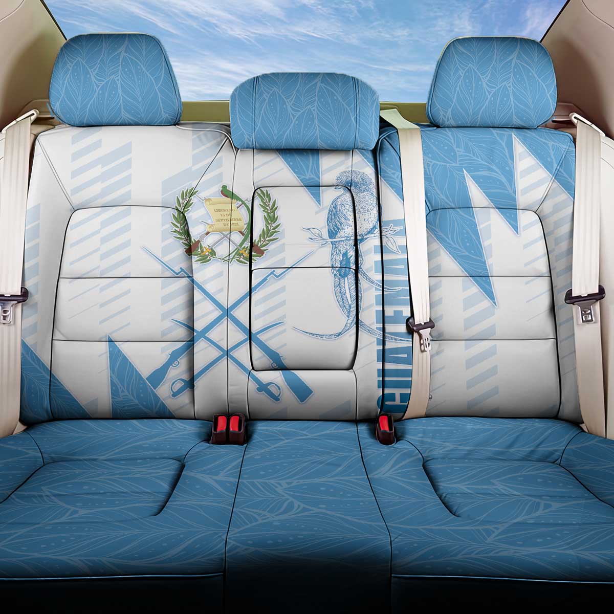 Guatemala Back Car Seat Cover Quetzal Bird Guatemalan Soul