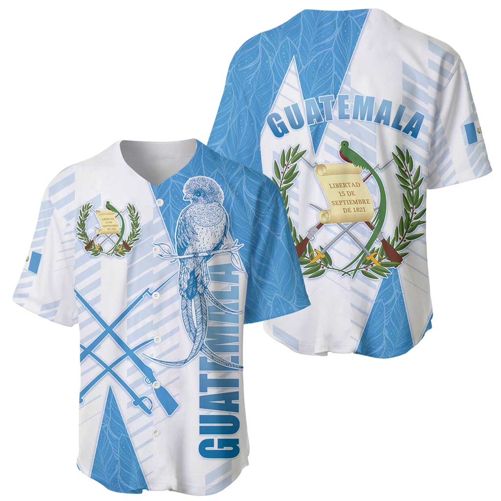 Guatemala Baseball Jersey Quetzal Bird Guatemalan Soul DT05