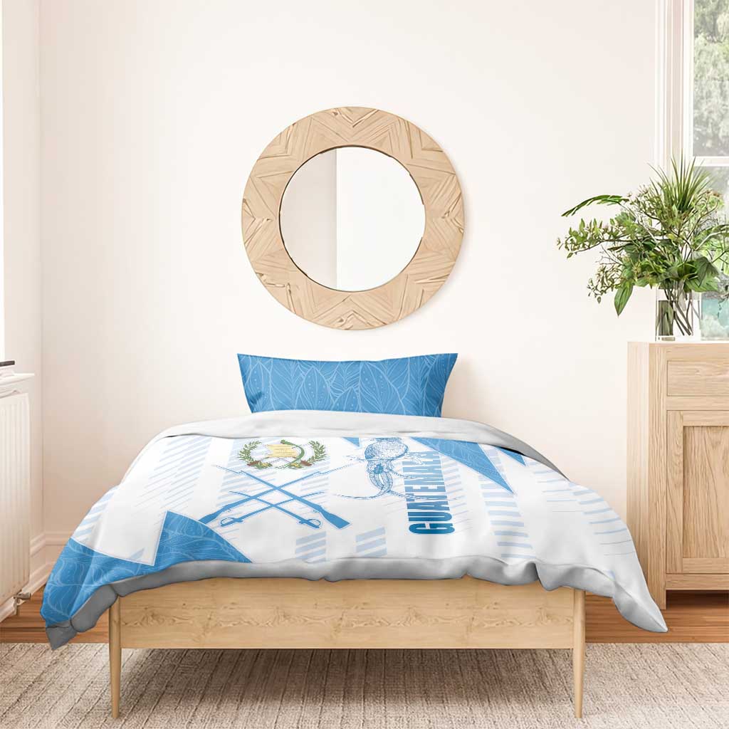 Guatemala Bedding Set Quetzal Bird Guatemalan Soul