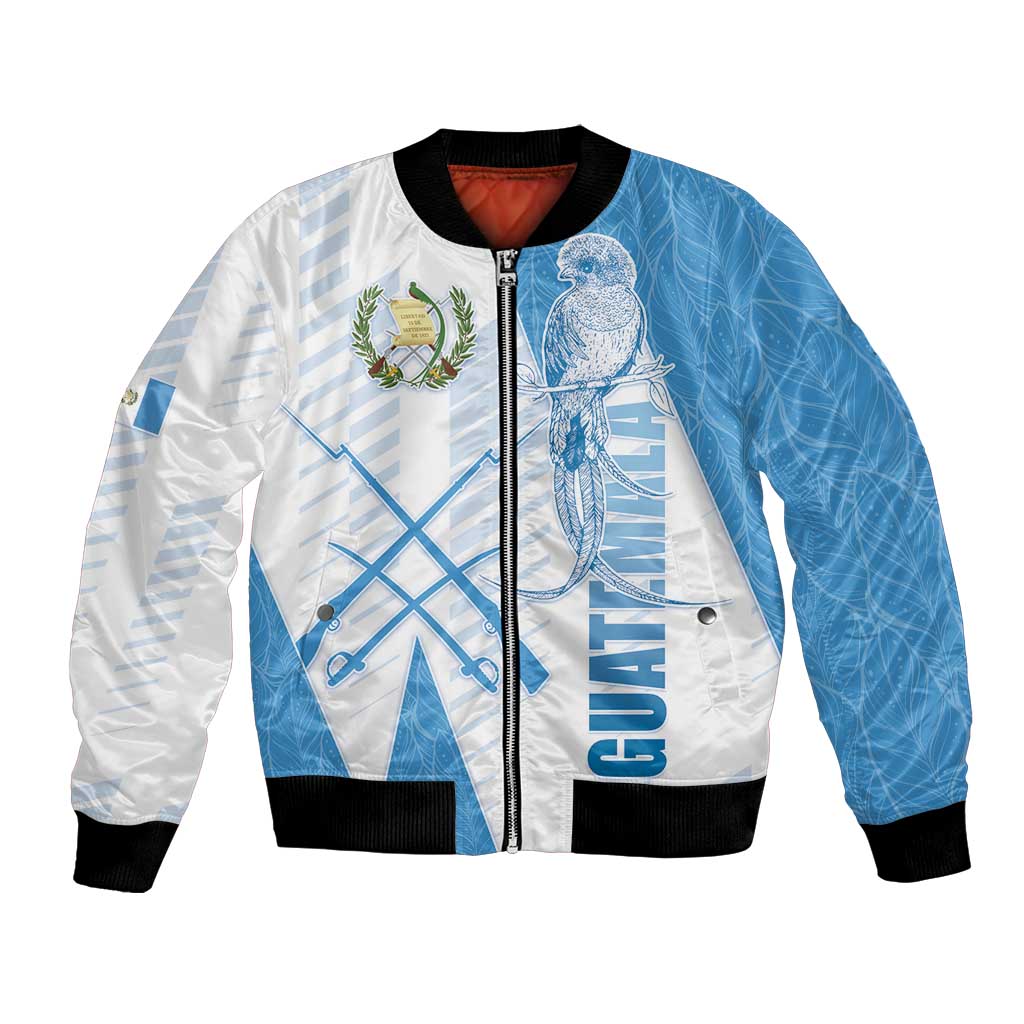Guatemala Bomber Jacket Quetzal Bird Guatemalan Soul DT05