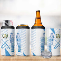 Guatemala 4 in 1 Can Cooler Tumbler Quetzal Bird Guatemalan Soul
