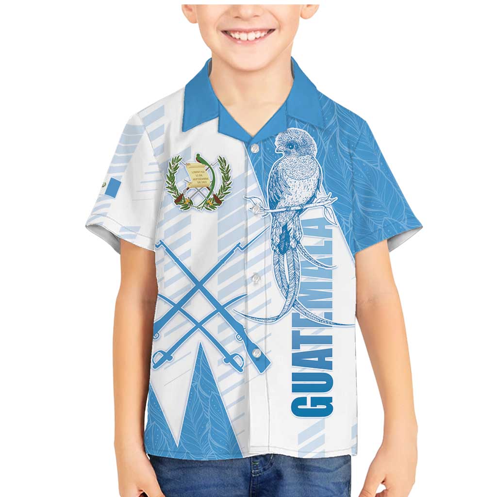 Guatemala Family Matching Mermaid Dress and Hawaiian Shirt Quetzal Bird Guatemalan Soul DT05