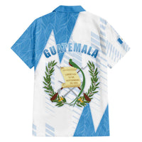 Guatemala Family Matching Off The Shoulder Long Sleeve Dress and Hawaiian Shirt Quetzal Bird Guatemalan Soul DT05