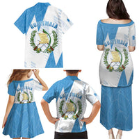 Guatemala Family Matching Puletasi and Hawaiian Shirt Quetzal Bird Guatemalan Soul DT05