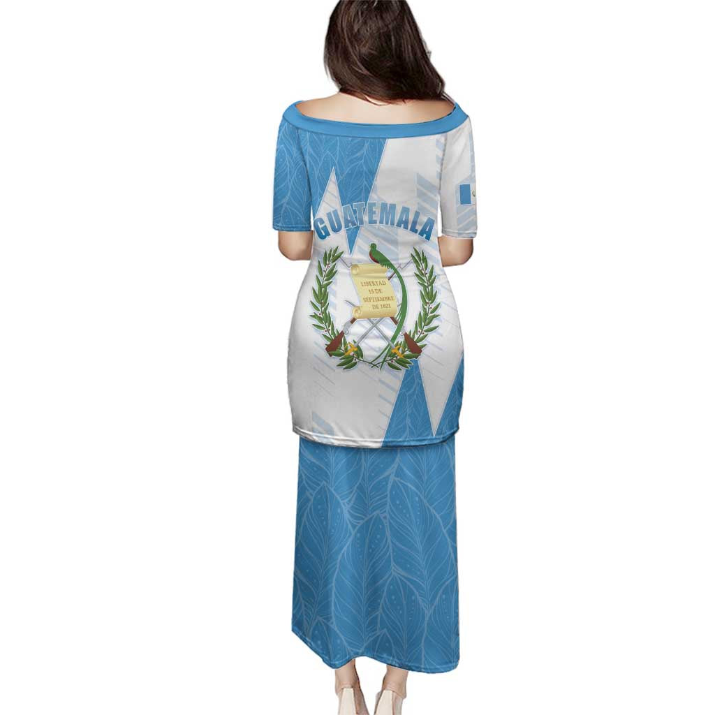 Guatemala Family Matching Puletasi and Hawaiian Shirt Quetzal Bird Guatemalan Soul DT05