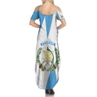Guatemala Family Matching Summer Maxi Dress and Hawaiian Shirt Quetzal Bird Guatemalan Soul DT05