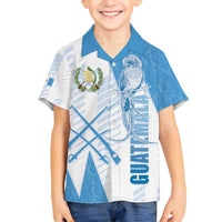 Guatemala Family Matching Summer Maxi Dress and Hawaiian Shirt Quetzal Bird Guatemalan Soul DT05