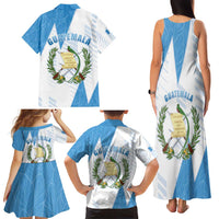 Guatemala Family Matching Tank Maxi Dress and Hawaiian Shirt Quetzal Bird Guatemalan Soul DT05
