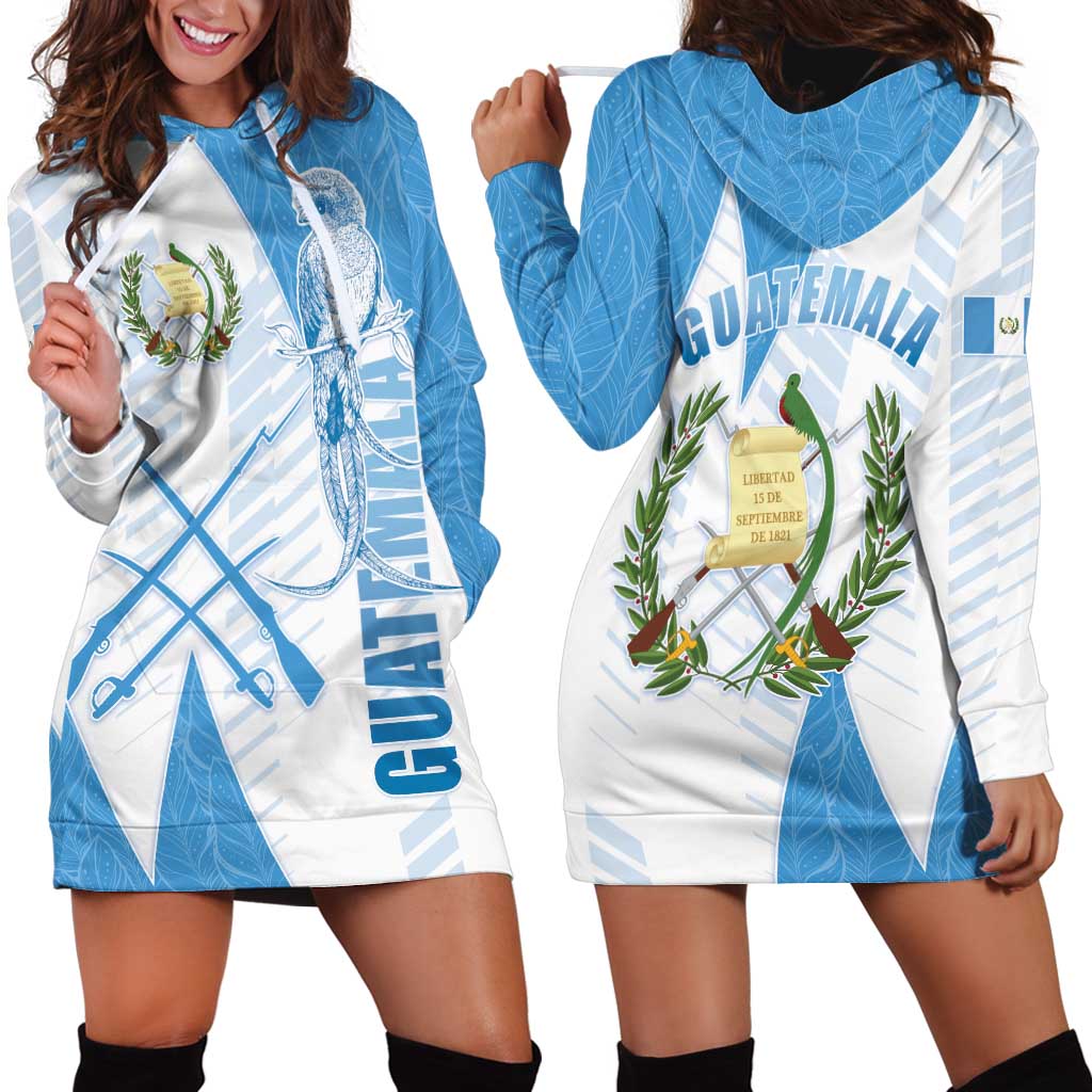 Guatemala Hoodie Dress Quetzal Bird Guatemalan Soul DT05
