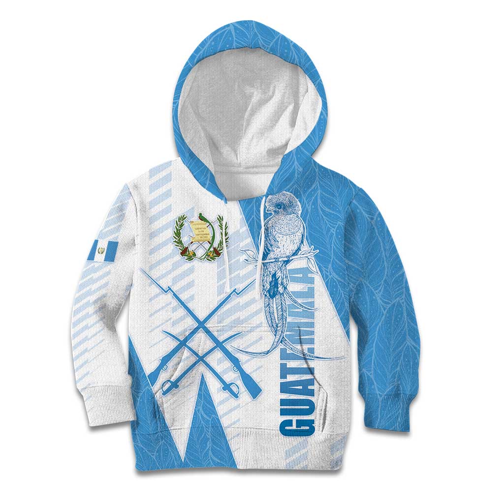 Guatemala Kid Hoodie Quetzal Bird Guatemalan Soul DT05