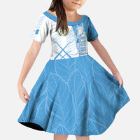 Guatemala Kid Short Sleeve Dress Quetzal Bird Guatemalan Soul DT05