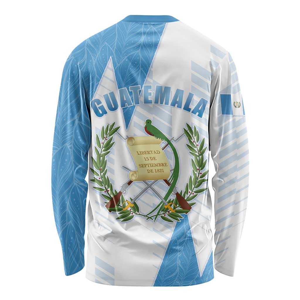 Guatemala Long Sleeve Shirt Quetzal Bird Guatemalan Soul DT05