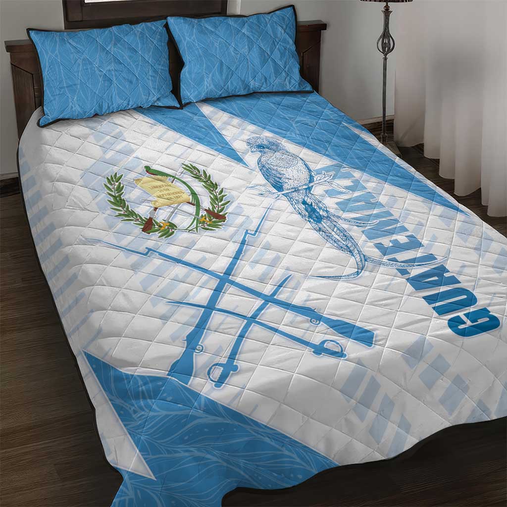 Guatemala Quilt Bed Set Quetzal Bird Guatemalan Soul