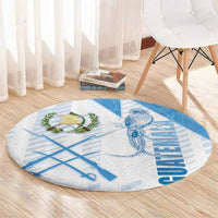 Guatemala Round Carpet Quetzal Bird Guatemalan Soul