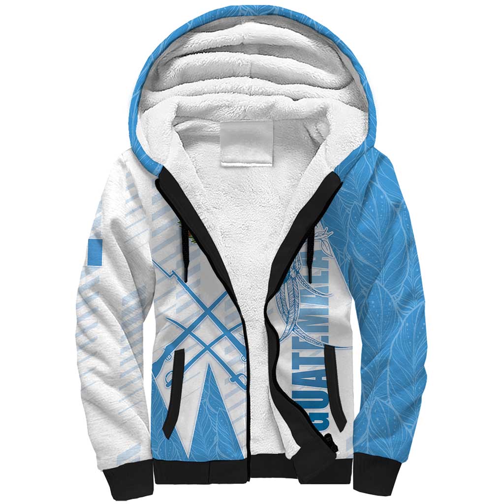 Guatemala Sherpa Hoodie Quetzal Bird Guatemalan Soul DT05