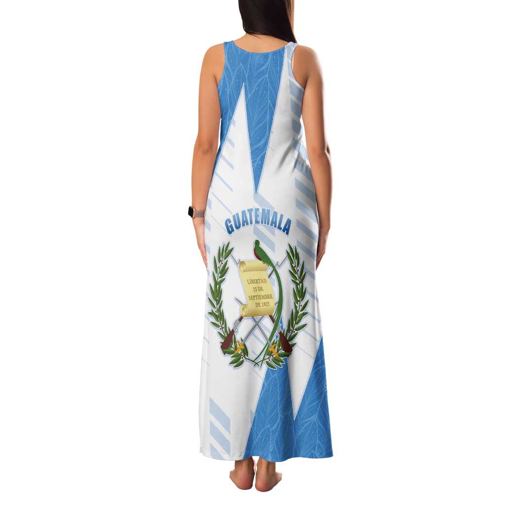 Guatemala Tank Maxi Dress Quetzal Bird Guatemalan Soul DT05