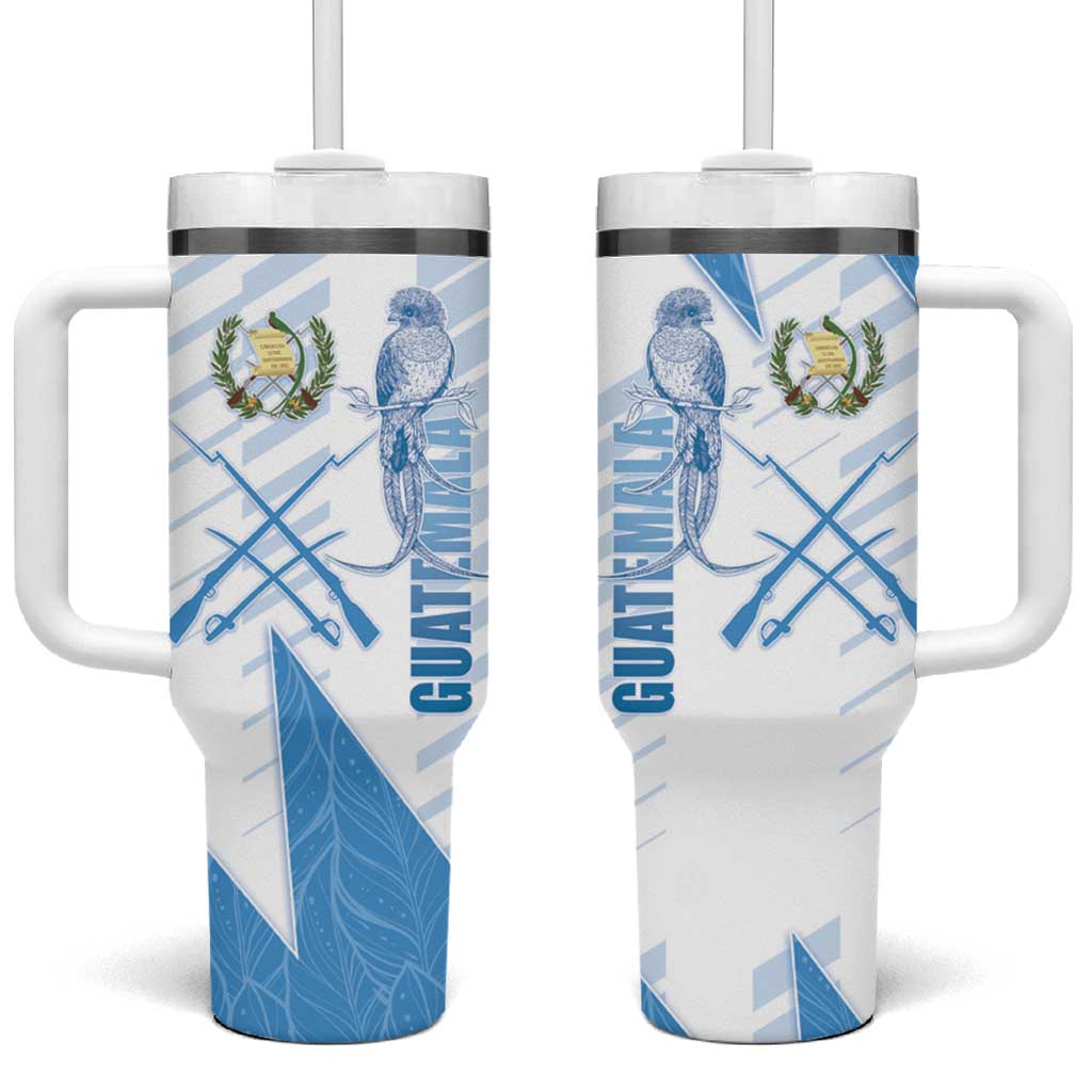 Guatemala Tumbler With Handle Quetzal Bird Guatemalan Soul