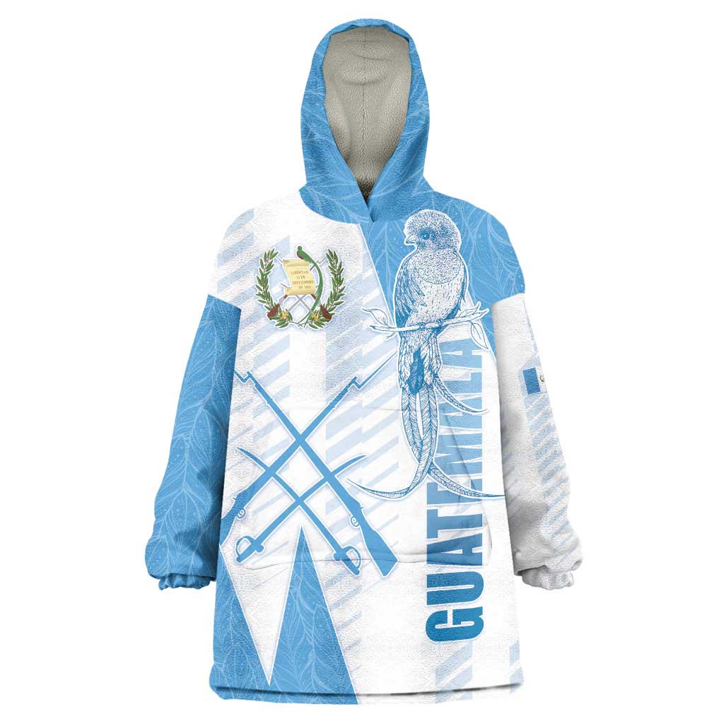 Guatemala Wearable Blanket Hoodie Quetzal Bird Guatemalan Soul