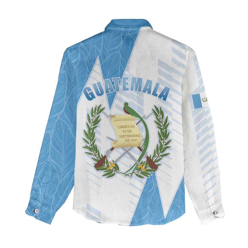 Guatemala Women Casual Shirt Quetzal Bird Guatemalan Soul DT05