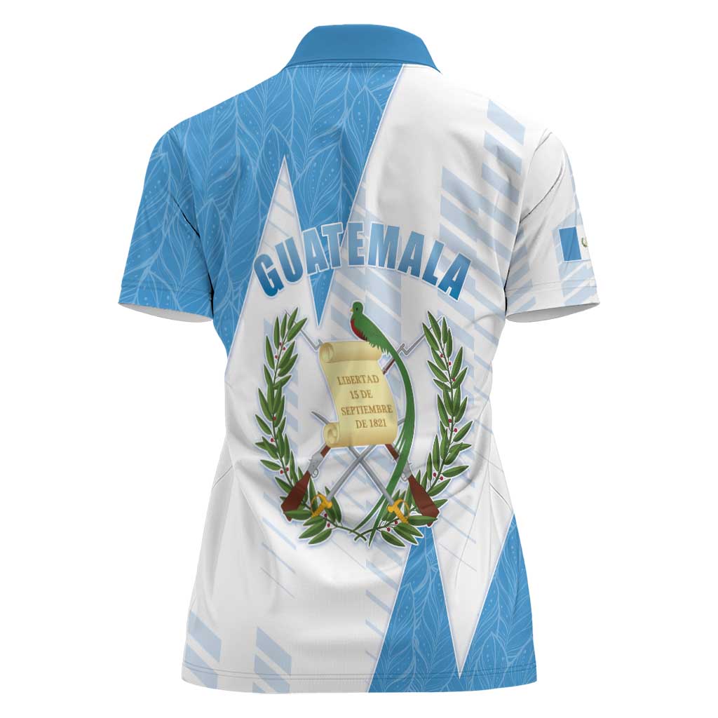 Guatemala Women Polo Shirt Quetzal Bird Guatemalan Soul DT05