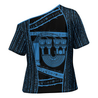 Egypt Menat Cross Shoulder Shirt Ancient Mythology Goddess Hathor Necklace