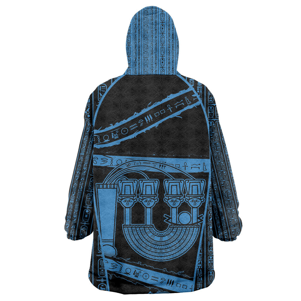 Egypt Menat Kid Wearable Blanket Hoodie Ancient Mythology Goddess Hathor Necklace