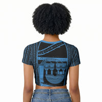 Egypt Menat Raglan Cropped T shirt Ancient Mythology Goddess Hathor Necklace