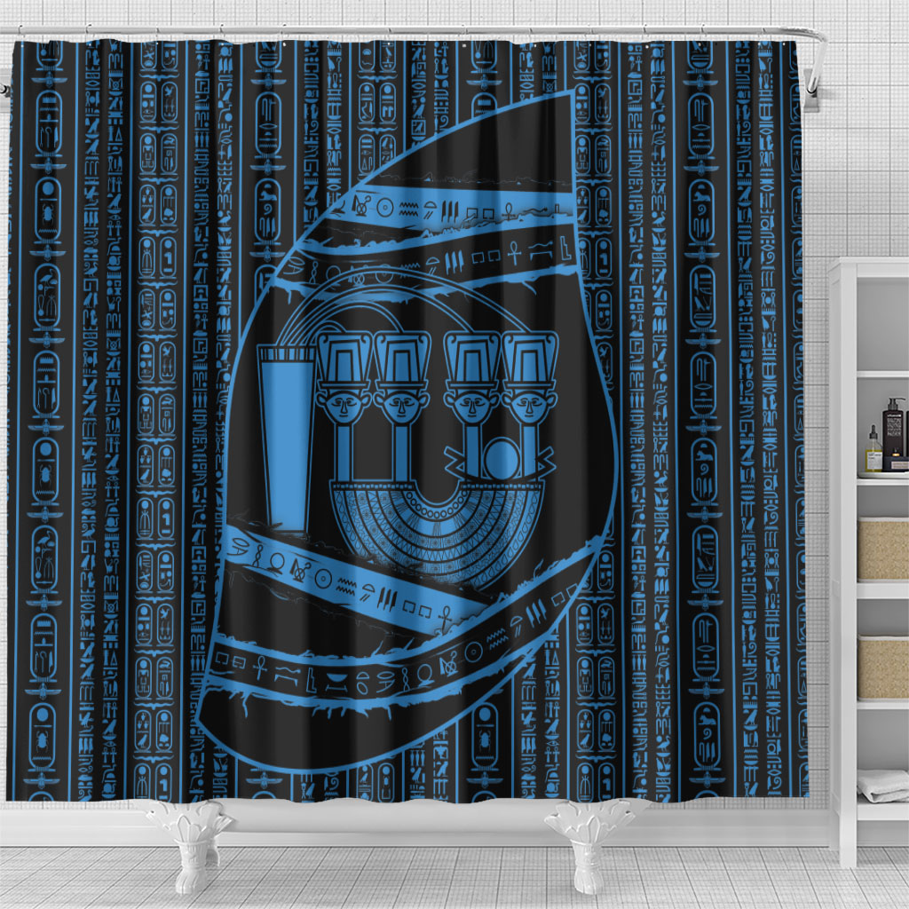 Egypt Menat Shower Curtain Ancient Mythology Goddess Hathor Necklace