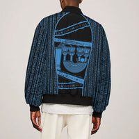 Egypt Menat Sleeve Zip Bomber Jacket Ancient Mythology Goddess Hathor Necklace