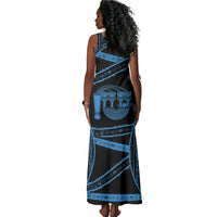 Egypt Menat Tank Maxi Dress Ancient Mythology Goddess Hathor Necklace